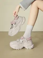 厚底スポーツサンダル【メッシュデザイン・通気性・軽量】