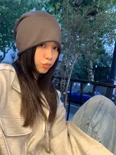 シンプルでおしゃれなリブ編みニット帽【秋冬用・ユニセックス・ビンテージスタイル】