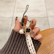 ファッション編み込みスマホストラップ【防失・ユニバーサルアクセサリー・新作・女性用】