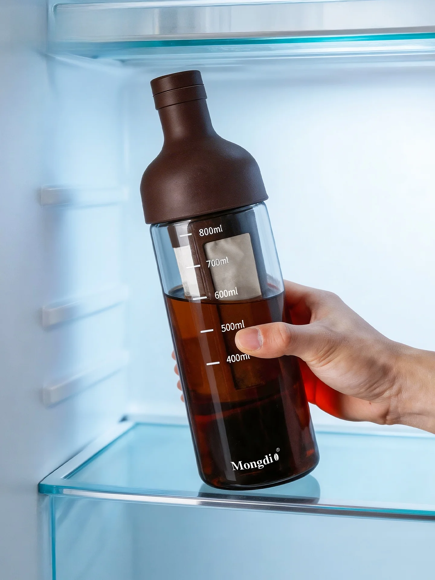 冷抽出コーヒーポット：1000mlボトルサイズの実用性と使い勝手