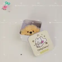 ミニヘアクリップ ファー わんちゃんモチーフ もこもこ かわいい ヘアアクセサリー 誕生日プレゼント「ChillyCherry」