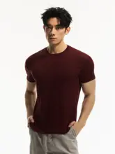 極上の柔らかさのアイスシルクTシャツ【ショルダーライン・半袖・アメリカンカジュアルスタイル】