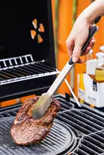 fireplus ステンレス製 バーベキュークリンチングトング【アウトドア・家庭用・長尺タイプ】