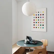 カラフルドットデザインアートパネル【リビング・ダイニング用・フレームレス・卓上装飾】
