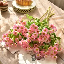 デザインフラワー 小雛菊風の造花【テーブル装飾用・ドライフラワー・清新な雰囲気】