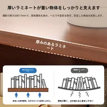 リビングに最適！万能な本棚付きサイドキャビネット【収納力抜群・フロアタイプ】