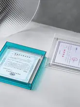 A3サイズ 3合一壁掛けアクリル証明書フレーム【営業免許・衛生許可証・A4対応】