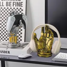 サイバーパンク機械手の置物【阿修羅ゲームコントローラー用スタンド・デスクデコレーション】