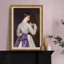 レトロスタイルの欧風装飾画【リビング・ダイニング・玄関用・セット】