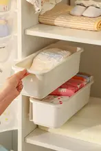 赤ちゃん用壁掛け整理ボックス【おむつ・靴下・スタイ収納・穴あけ不要】