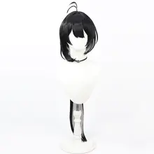 黒色の挑染が美しい水母ヘアのコスプレウィッグ【自由人・女漂泊者用】