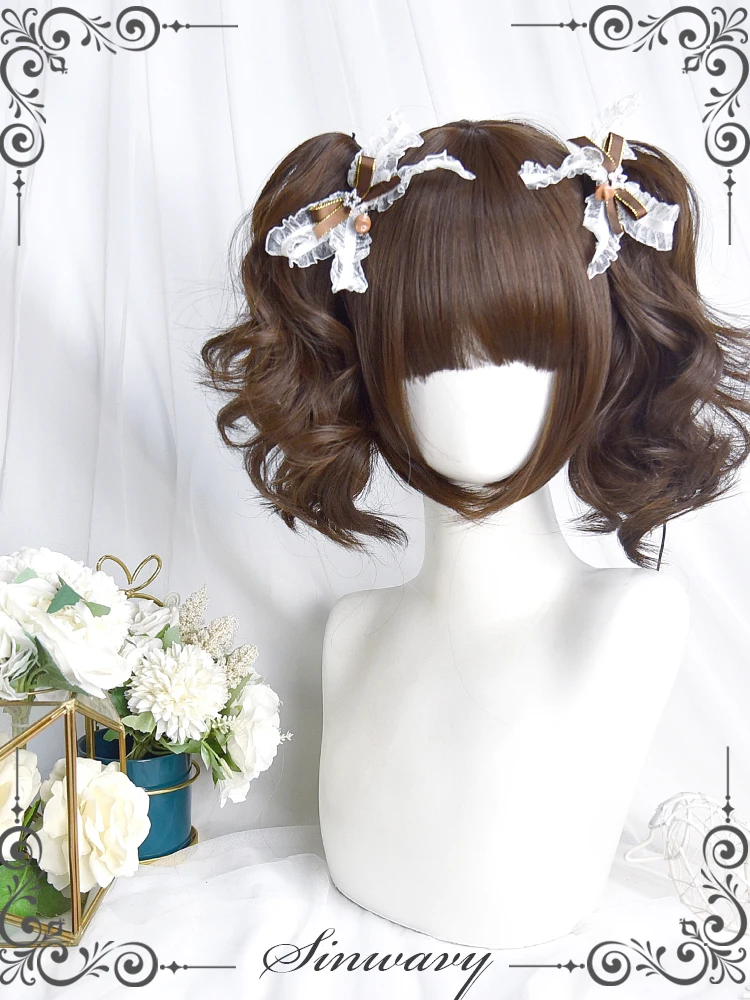 スワンジャ ラブロリータ ボボヘアウィッグ：女子刈り上げロングに最適な自然な長さとカール表現