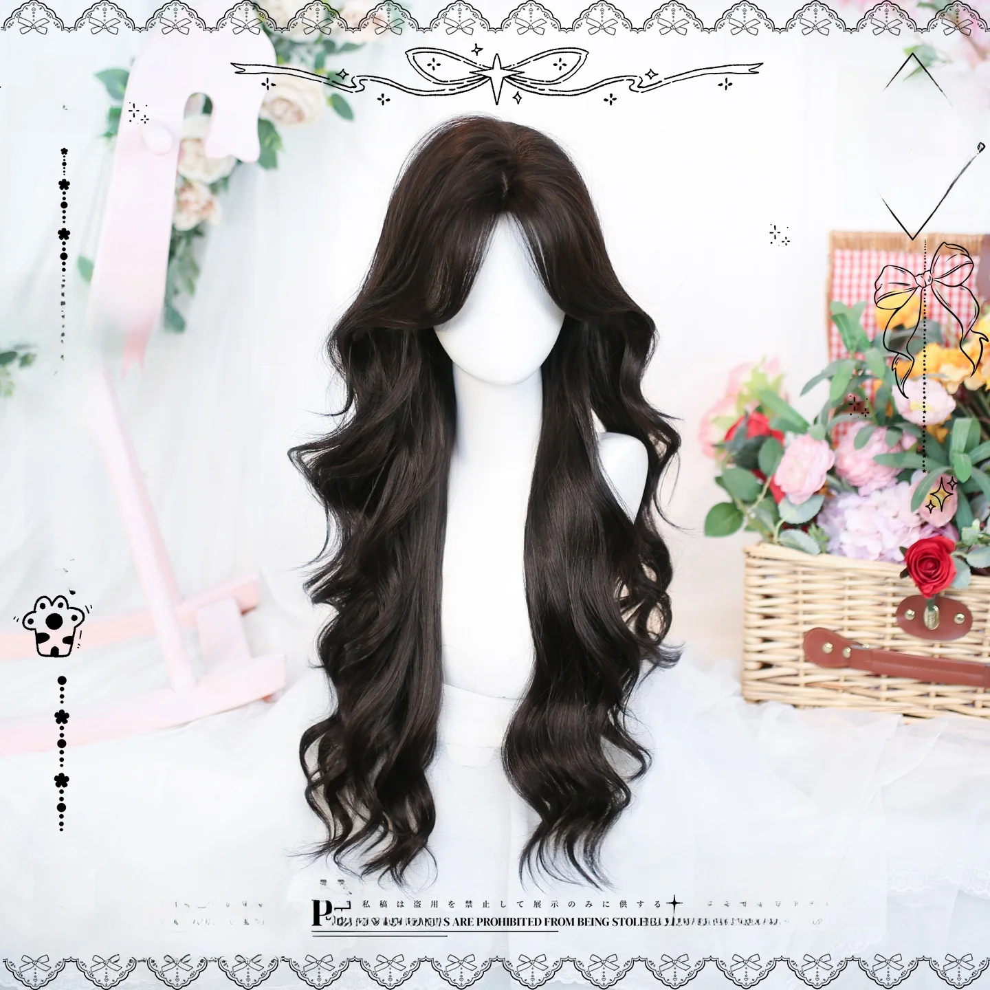 ロングヘアスタイル 前髪あり で失敗しない方法は？ロリータ風のフルウィッグが解決するリアルな使い方