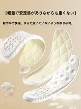 極上の柔らかさのレディーススポーツインソール【防臭・吸汗・クッション性】