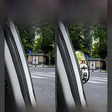 広角バックミラー 【後部座席用・防眩・高解像度・タクシー・配車サービス対応】