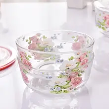 耐熱ガラス製フルーツサラダボウル【家庭用・厚手・スープ・麺用】