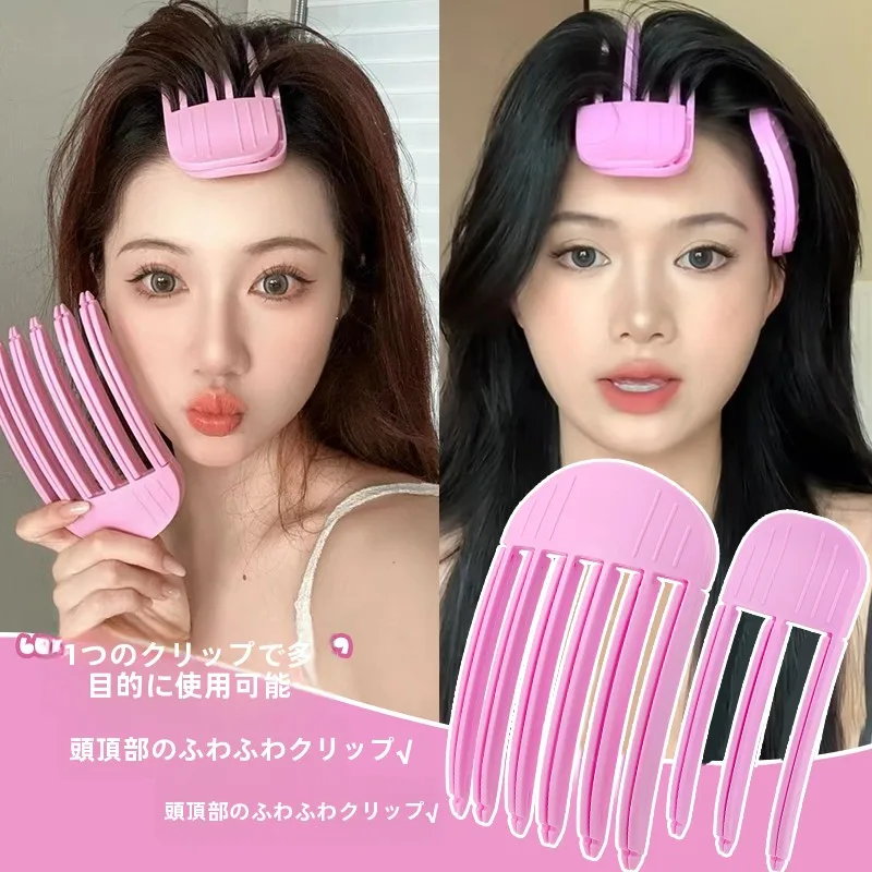 トップボリュームを演出する髪型固定クリップの使い方と効果