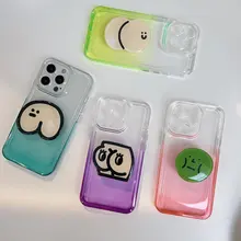 オリジナルデザインのスマホスタンド用アクリルシール【伸縮気泡・面白いデザイン】