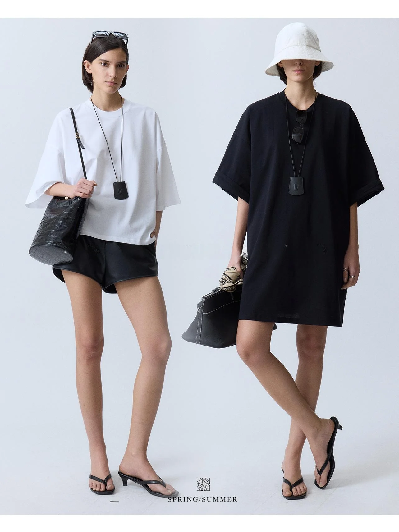 UNICA オーバーサイズTシャツ：落ち感のあるシルク光沢コットンで夏の日常を快適に
