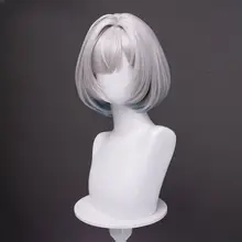 アッシュ系カラーポップボブウィッグ【コスプレ用・昼雪風・ファッションウィッグ】