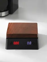 ミニサイズのコーヒー用電子スケール【豆の重量計測・タイマー機能付き】