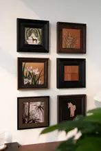 クリエイティブフォトウォール 6フレーム組み合わせ壁掛け