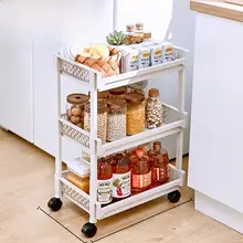 収納ラック 家庭用 リビングルーム 寝室 多層 フロア収納