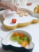 かわいいクマ型子供用ボウル＆プレート【創意デザイン・食器】