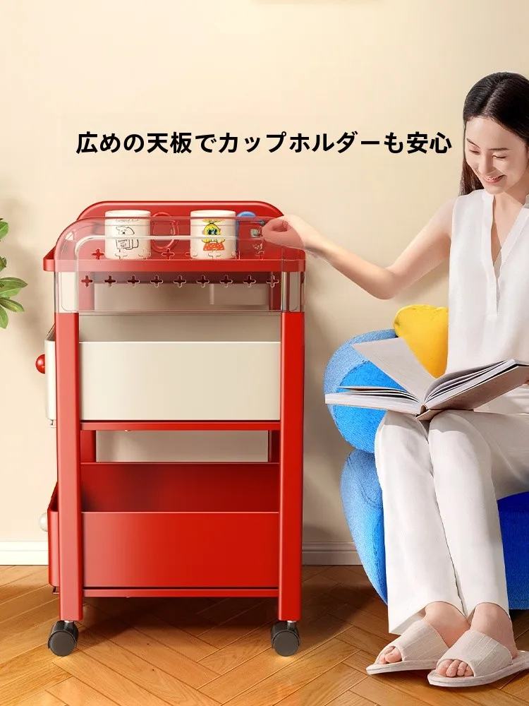カウンターワゴンの設計と実用性：多機能収納ラック105-013-093K22の使い方と性能解析