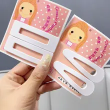 白色ナースヘアクリップ【医療用帽子固定具・女性用】