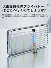 BLUEO 小米用 高透明フルカバー強化ガラスフィルム【プライバシー保護・防指紋・簡単解除】