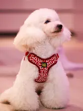 ペット用ハーネス リード付き【抗爆・ジャケットタイプ・小型犬・大型犬対応・コーギー・柴犬・ビションフリーゼ用】