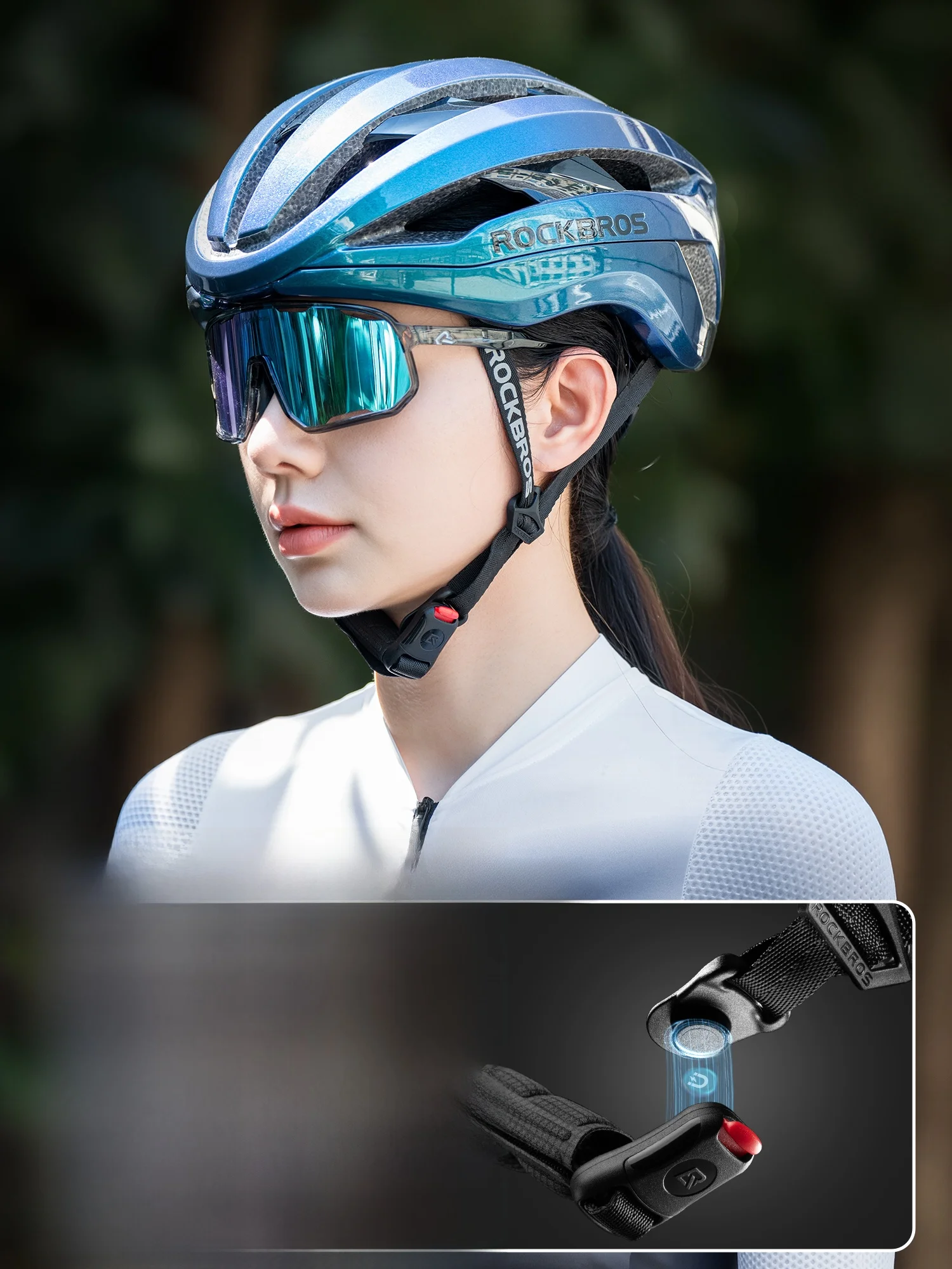 ROCKBROS LK-79 一体成型ドラゴン骨ヘルメット：アドベンチャーバイク向けの耐久性と通気性を評価