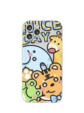 かわいい動物デザインのiPhoneケース【透明・フルカバー・シリーズ対応】（セットアップ対応）