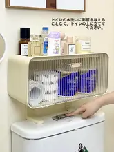 トイレ上部用吸盤式収納ラック【衛生用品収納・トイレ収納】