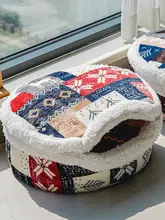 冬用 あんこ風キャットハウス【閉じたデザイン・保温効果】
