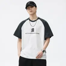 アメリカンスタイルのビッグシルエット半袖Tシャツ【極上の柔らかさ・ラグランスリーブ・クルーネック】
