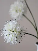 白色ダンデライオン風アートフラワー【リアルな造花・リビング用装飾】