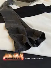 真 silk羊毛製 膝上ソックス【柔らかさ・透け感・秋冬用】