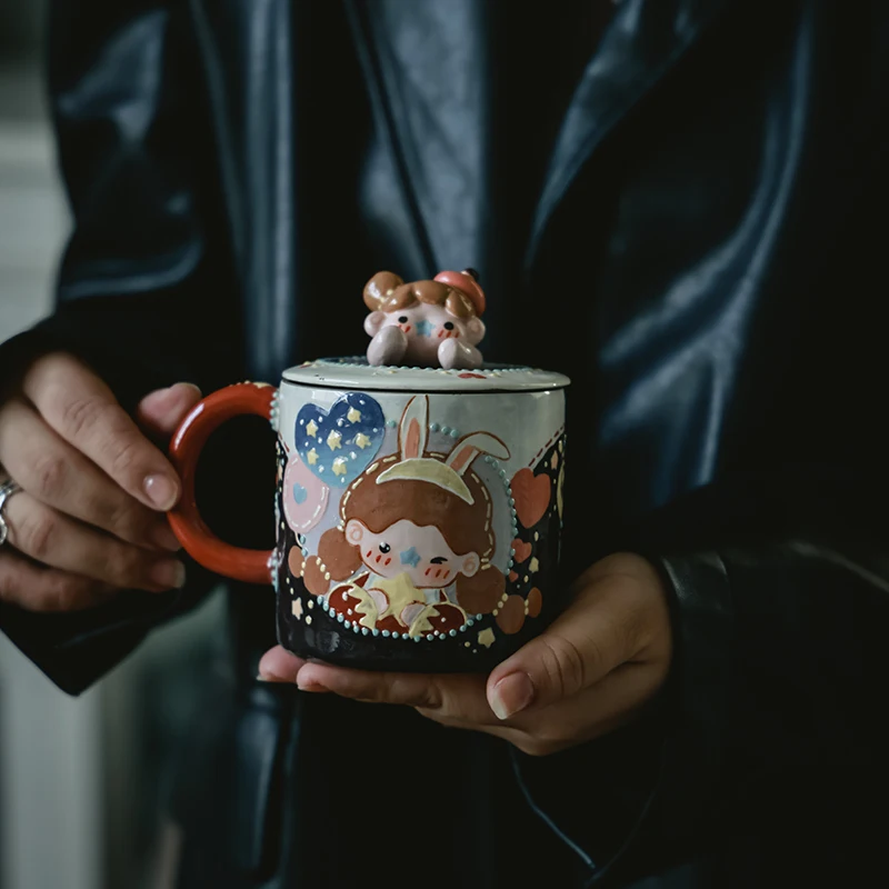 名前入れマグカップ テーブルプレート ユーザー創出陶器：手描きデザインで個性を表現