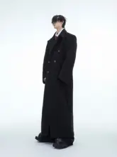 ArguE CulturE ウールダブルブレストコート【オーバーサイズ・ロング・厚手】