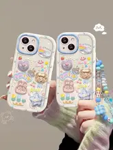 可愛い云朵デザインのスマートフォンケース【防衝撃・Huawei対応】