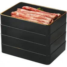 火鍋用プラスチック焼肉プレート【四角形・バーベキュー・日本料理・韓国料理にも最適】