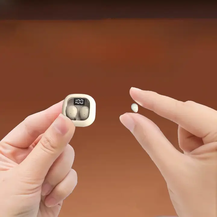 超コンパクトなワイヤレスBluetoothイヤフォン【隠れたデザイン・ノイズキャンセリング機能・快適な着用感】