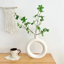 花瓶 グリーン プラント リビング 陶器 ソフト装飾 デコレーション