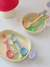カラフルな手作り陶器コーヒースプーン【可愛いデザイン・韓国風・彩色】