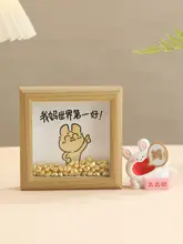 アニマル 置物付き 写真立て インテリア雑貨 父の日 両親 ギフト キッズから両親へ アイデアギフト