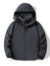 メンズ アウトドア三合一ジャケット【防風・防水・秋冬用・釣り・登山対応】