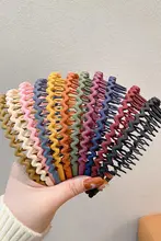 防滑仕様のマット仕上げ洗顔用ヘアバンド【プラスチック製・高級感・前髪用】