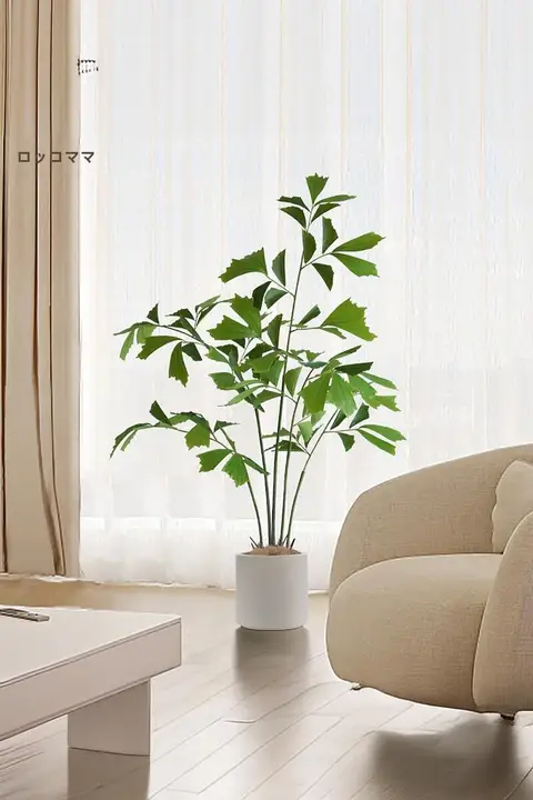 フィンボルギア 偽植物 リビング装飾品 高品質 グリーン植物 室内利用に適しています